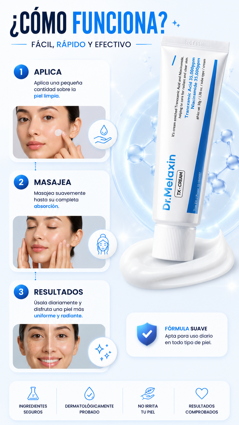 DR MELAXIN TX CREAM + OBSEQUIO